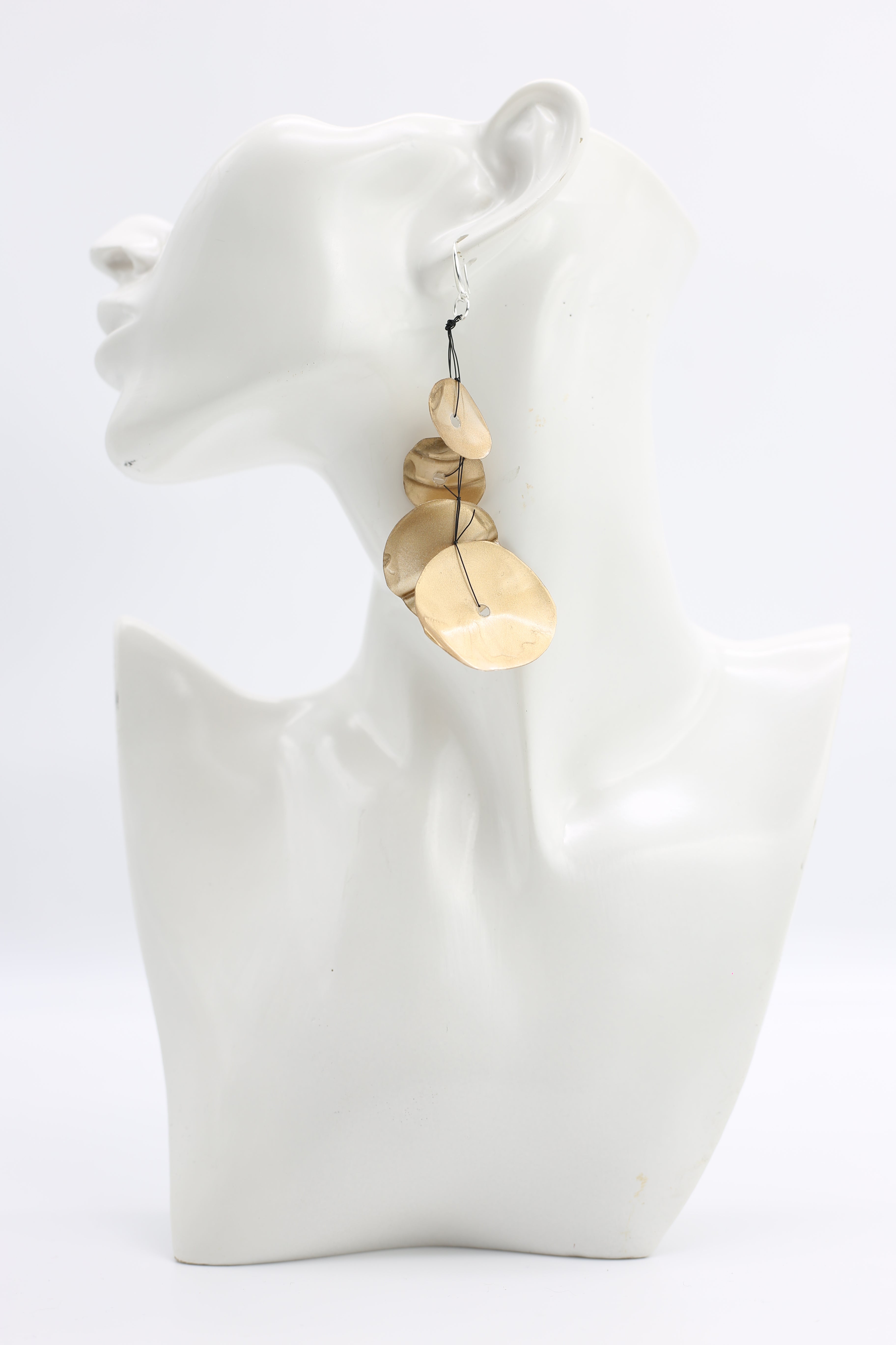 UPCYCLED WATER LILY EARRINGS