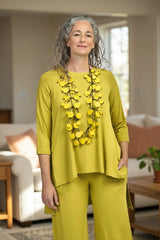 Coin Tree Necklace - Yellow - Long