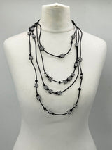 2-Strand Polymer Cubic Squares Necklace