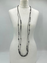 2-Strand Polymer Cubic Squares Necklace
