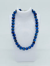 Big Crystal Cube Bead Necklace – Modern Classic Sparkle
