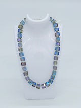Big Crystal Cube Bead Necklace – Modern Classic Sparkle