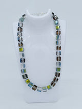 Big Crystal Cube Bead Necklace – Modern Classic Sparkle