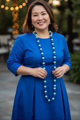 Round Beads Necklace Mosaic