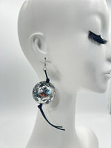 Handmade Statement Earrings – Recycled Ping Pong Ball Jewellery | Lightweight Boho Sustainable Design