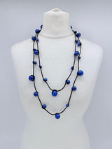 5 Strand Faux Pearl Necklace | Layered Statement Necklace for Weddings & Parties