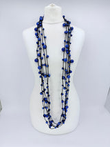 5 Strand Faux Pearl Necklace | Layered Statement Necklace for Weddings & Parties