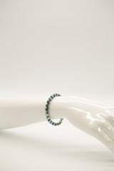 Small Crystal Cube Bead Picasso Bracelet – Modern Classic Sparkle