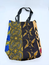 Handmade Rectangular 1970's Batik Tote Bag