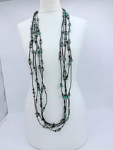 Jianhui London - 5-Strand Polymer Cubic Squares Necklace