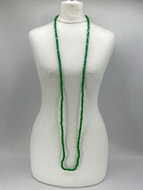 5 Strand Next Pashmina Necklace Wooden Beads - Hand-painted - Gaudi color