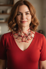 Aqua Willow Tree Necklaces - Short - Handmade sustainable jewelry