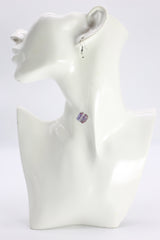 Handmade Single Crystal Dangle Earrings for Wedding & Party