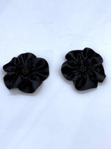 Handmade Poppy Clip-On Earrings – Sustainable Statement Floral Jewelry Gift for Her