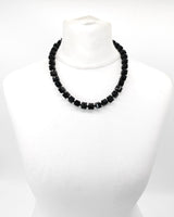 Big Crystal Cube Bead Necklace – Modern Classic Sparkle
