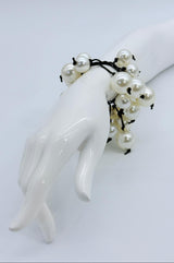 Faux Pearl Berry Bracelet - Big pearls