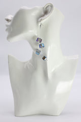 Handmade Crystal Dangle Earrings – Elegant Sparkling Drop Earrings for Wedding & Party - Big