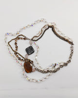 Twisted Crystal Necklace - Short