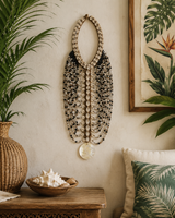 Statement Upcycled Sea Shells And Seeds Necklace