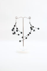 Frankie Pashmina Beads on Fishwire Earrings - Jianhui London