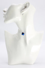 Handmade Single Crystal Dangle Earrings for Wedding & Party