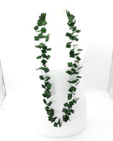 Falling leaves - Wooden squares on fishing wire necklace