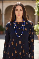 Jianhui London Recycled Wooden Bead Statement Necklace - Duo - Jianhui London