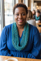 Hand-Painted Pashmina Infinity Scarf – Sustainable Luxury Accessory