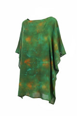Hand Dyed Light Cotton Kaftan | Versatile Beach Cover-Up & Scarf | Handmade Holiday Fashion