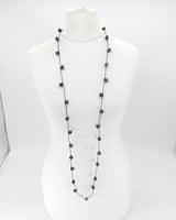 Handmade Ceramic Cube Bead Statement Necklace | 3 Strands - Jianhui London
