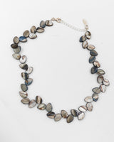 Handmade Mother of Pearl Leaf Necklace – Sustainable Vintage Jewelry, Elegant Lightweight Necklace for Women Gift