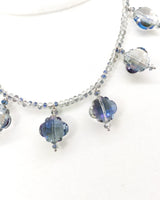 Handmade Vintage Czech crystal beads Necklace
