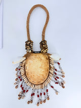 Asmat Kina Shell Ceremonial Necklace – Handmade Tribal Dowry & Statement Jewellery