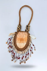 Asmat Kina Shell Ceremonial Necklace – Handmade Tribal Dowry & Statement Jewellery