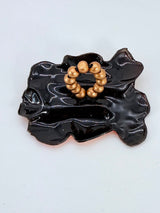 Handmade Water Drop Recycled Plastic Statement Ring – Lightweight Contemporary Jewellery