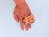 Handmade Water Drop Recycled Plastic Statement Ring – Lightweight Contemporary Jewellery