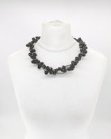 Handmade Ceramic Cube Bead Statement Necklace | 3 Strands - Jianhui London