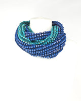 Hand-Painted Pashmina Infinity Scarf – Sustainable Luxury Accessory