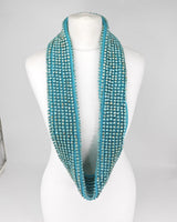 Hand-Painted Pashmina Infinity Scarf – Sustainable Luxury Accessory