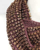 Hand-Painted Pashmina Infinity Scarf – Sustainable Luxury Accessory