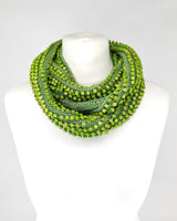 Hand-Painted Pashmina Infinity Scarf – Sustainable Luxury Accessory
