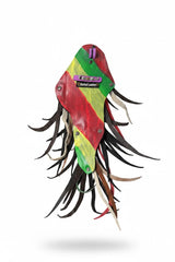 Hummingbird Brooch | Recycled Leather Statement Jewellery