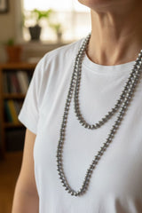 Handmade Recycled Wood UFO Necklace – Sustainable Minimalist Jewelry, Lightweight Eco-Friendly Long or Layered Necklace