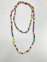 Handmade Recycled Wood UFO Necklace – Sustainable Minimalist Jewelry, Lightweight Eco-Friendly Long or Layered Necklace