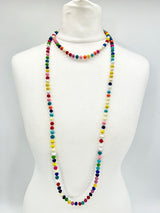 Handmade Recycled Wood UFO Necklace – Sustainable Minimalist Jewelry, Lightweight Eco-Friendly Long or Layered Necklace