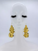 Handmade Water Drop Dangle Statement Earrings | Recycled Plastic Sustainable Jewellery