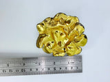 Handmade Water Drop Recycled Plastic Statement Brooch – Lightweight Contemporary Jewellery