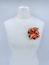 Handmade Water Drop Recycled Plastic Statement Brooch – Lightweight Contemporary Jewellery