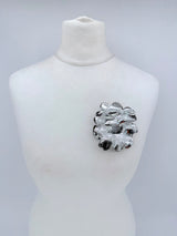 Handmade Water Drop Recycled Plastic Statement Brooch – Lightweight Contemporary Jewellery