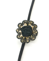 Handmade windflower from recycled textile necklace - Jianhui London